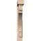 Ekena Millwork Merced Block Smooth Bracket w/ Offset Brace, Douglas Fir, 5 1/2"W x 32"D x 38"H BKT0604X32X38MRC05SDF - alternate 4
